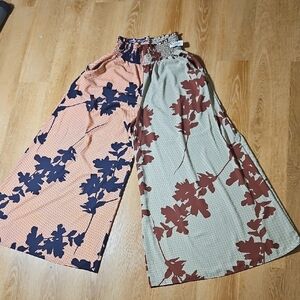 BUCKETLIST Polka Dot and Floral Pants